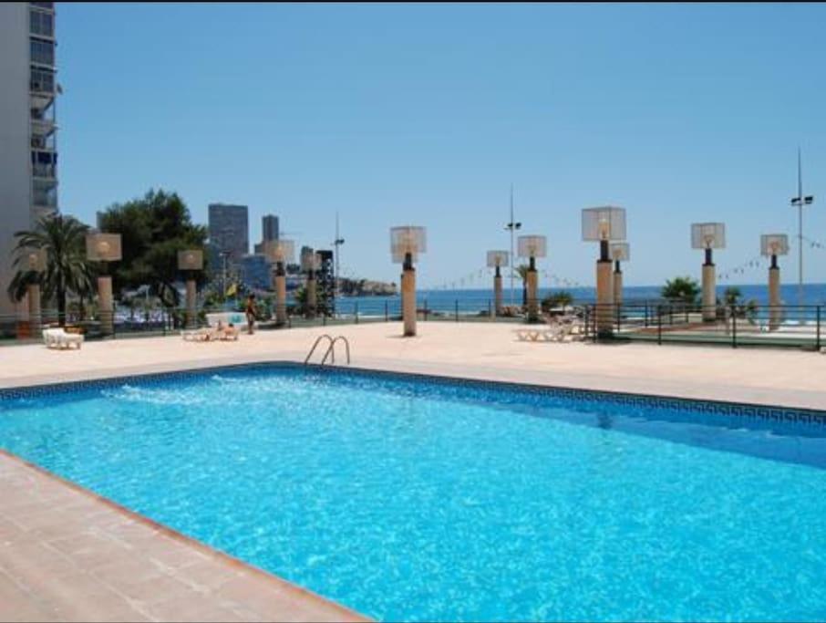 Апартаменты Piso 21 Unico A Pie De Playa En Esquina Бенидорм Экстерьер фото
